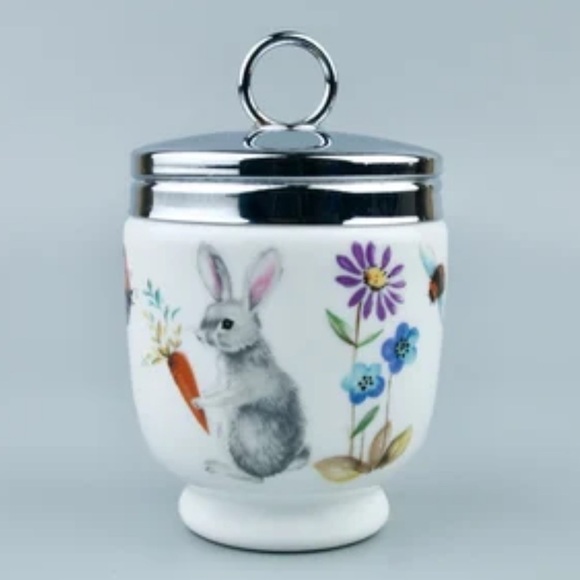 VTG ROYAL WORCESTER TRUE PORCELAIN A SKIPPITY TALE EGG CODDLER - Picture 1 of 15
